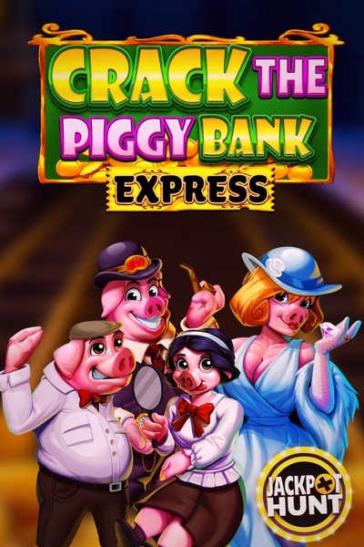 Copertina della slot Crack The Piggy Bank Express nel lobby di Cleobetra