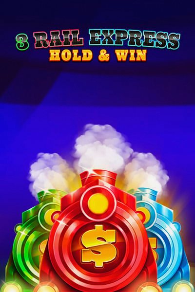 Copertina della slot 3 Rail Express Hold & Win nella vetrina di Betwest Casino